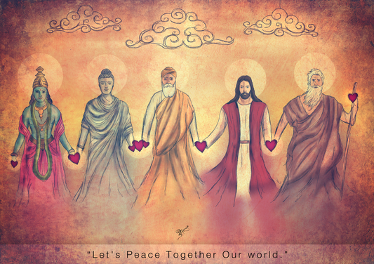 LET'S PEACE TOGETHER OUR WORLD