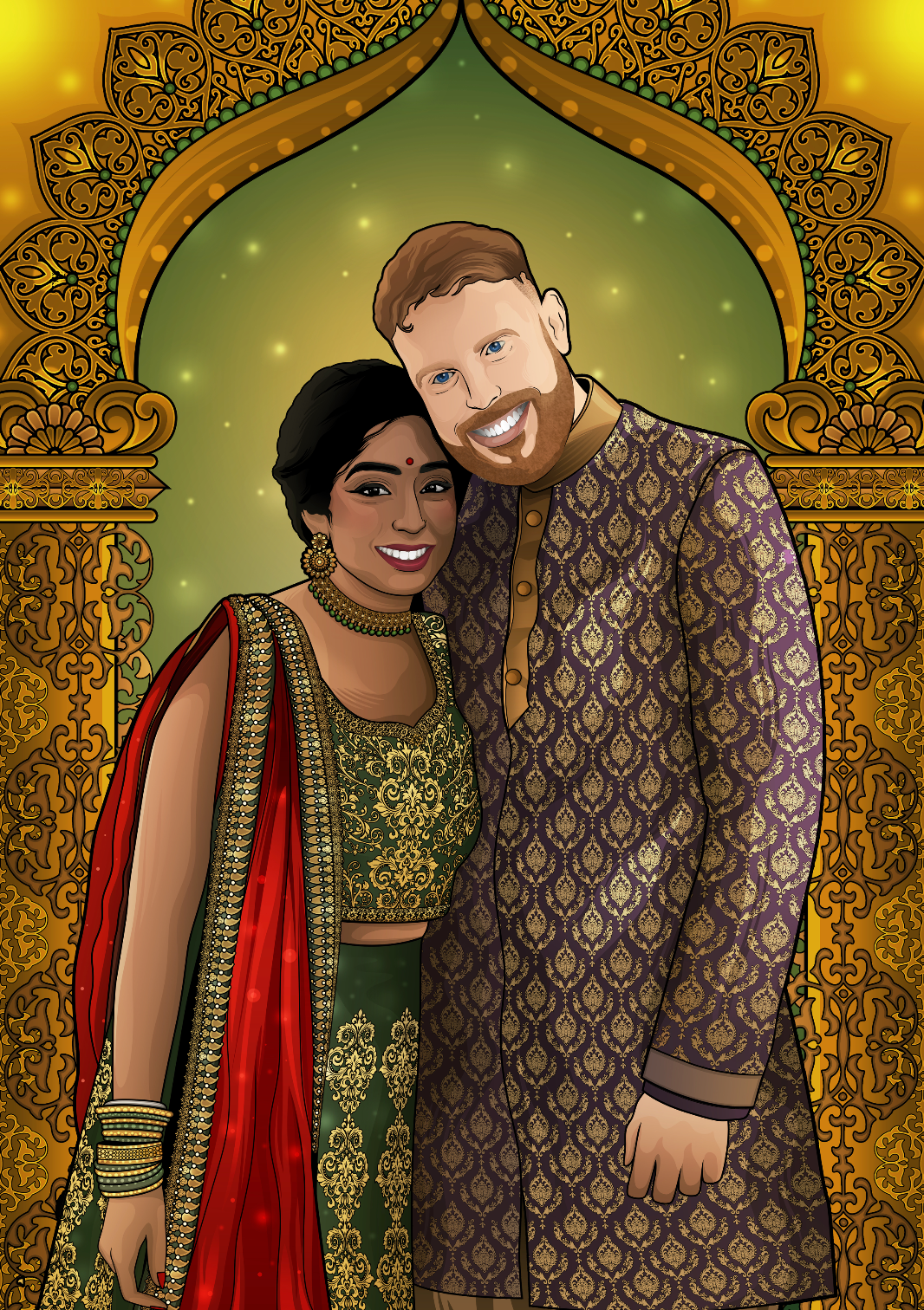 COUPLE CUSTOM PORTRAIT