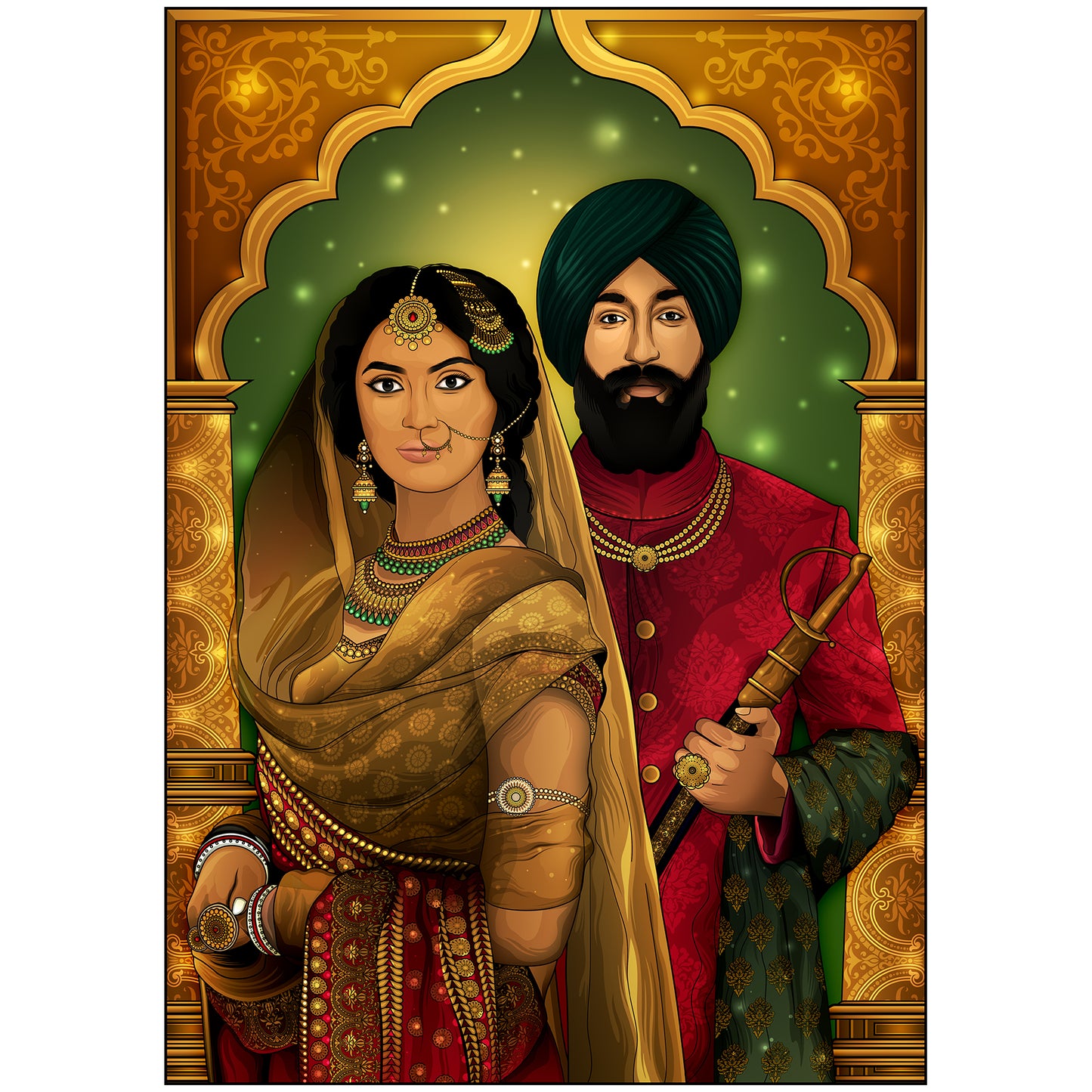 COUPLE CUSTOM PORTRAIT